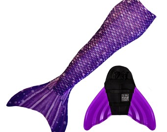 Paradise Purple Mermaid Tail + Monofin Set - Teen/Adult