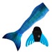 Blue Lagoon Mermaid Tail + Monofin Set - Teen/Adult 