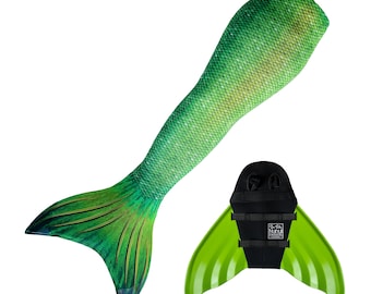 Coda di sirena Lime Rickey + Set Monopinna - Teen/Adult