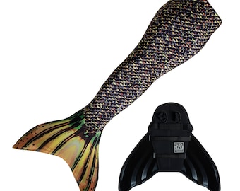 Sea Monster Mermaid Tail + Monofin Set - Teen/Adult