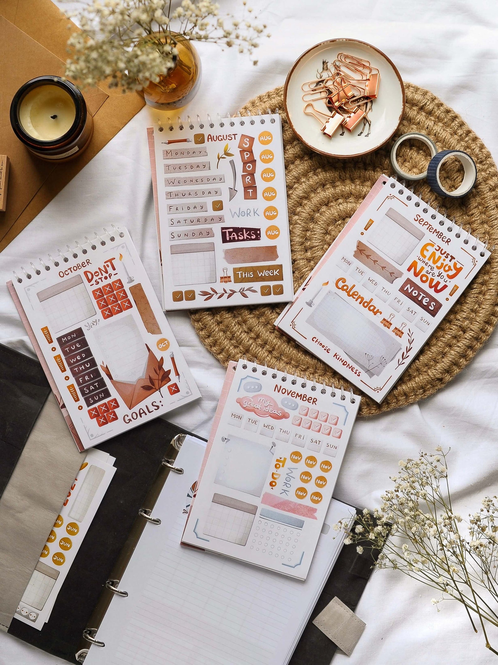 Planner Sticker Book 16 stickers sheets To Do Stickers Etsy