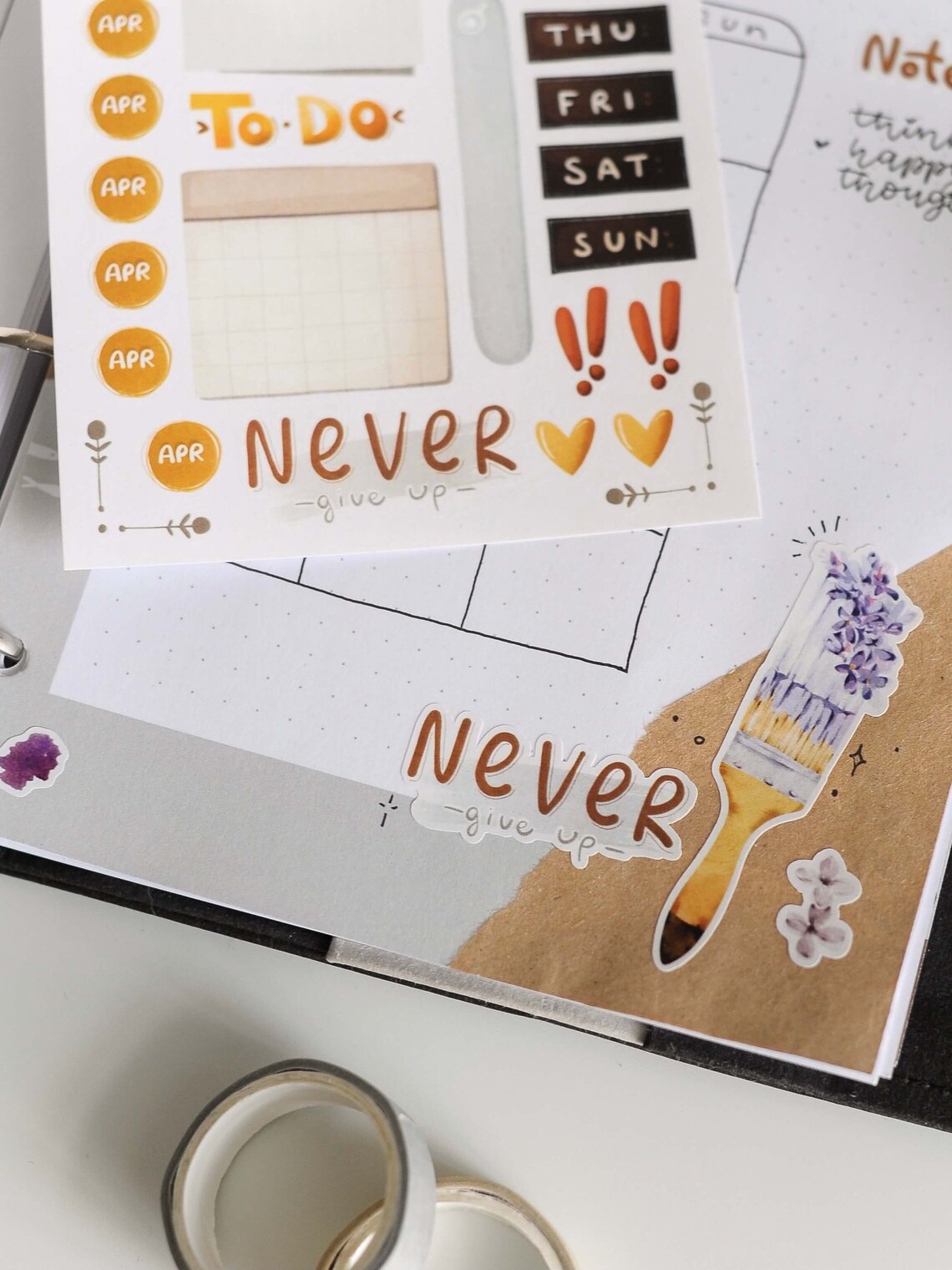 Planner Sticker Book 16 stickers sheets To Do Stickers Etsy