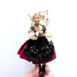 Small Vintage European Decorative Costume Doll