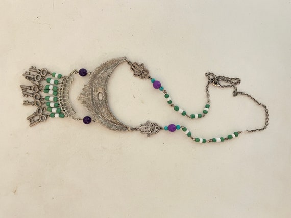 Moroccan Tribal-Style Bohemian Keys & Hand of Han… - image 8