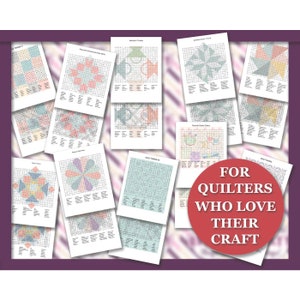 Quilt Puzzle Printables, Quilt Games, Instant Download for Quilters, Quilt Retreat Games, Quilt Meeting Games, 10 Quilt Word Search Puzzles image 1