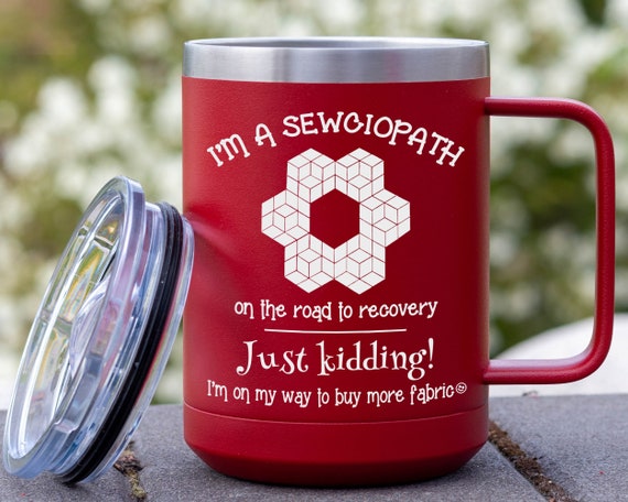 Sewing Mug Tumbler 15 Oz Custom Coffee Mug Coffee Mug Etsy