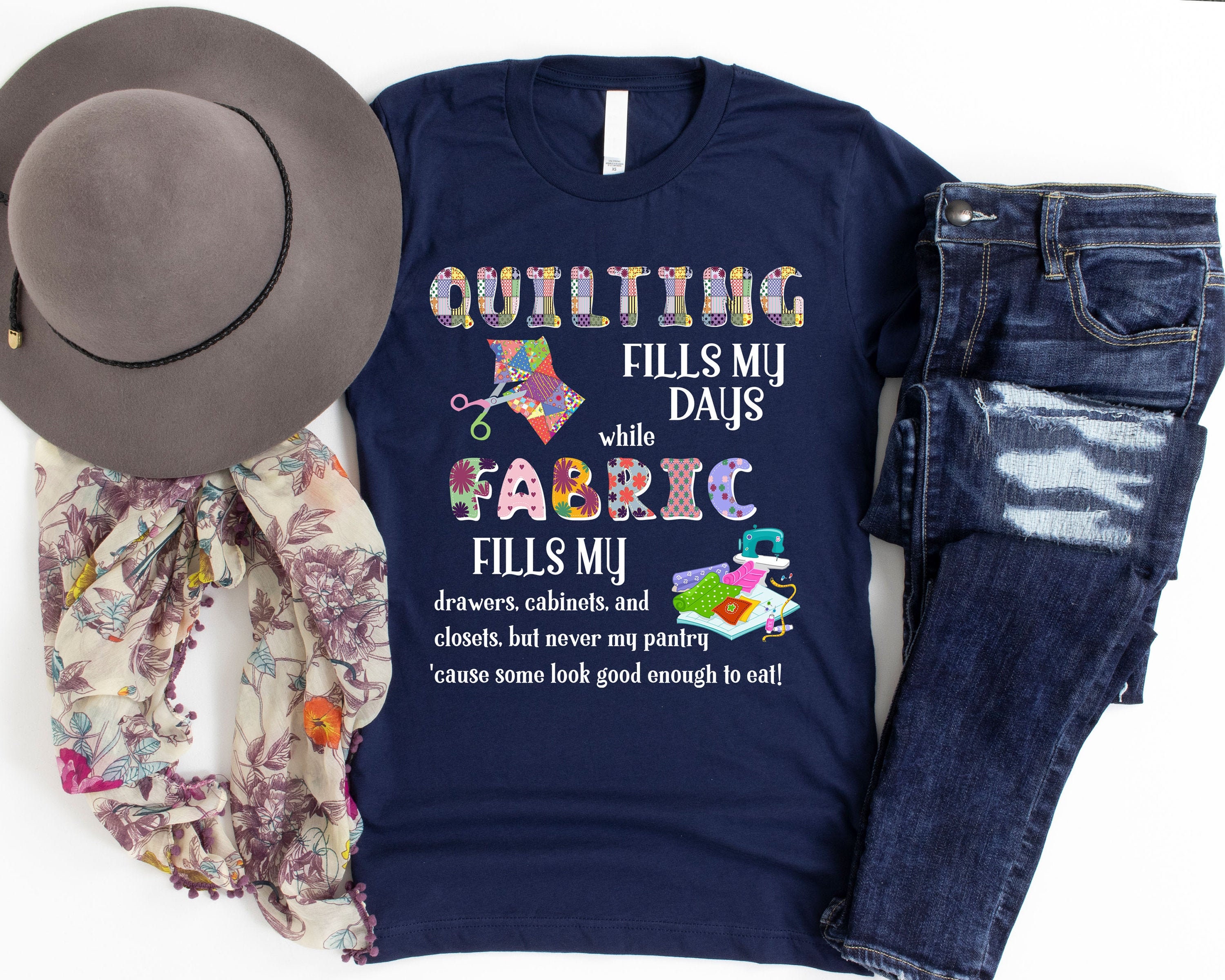 Quilt Tshirt Cute Tshirt for Quilters Quilt T shirt Etsy
