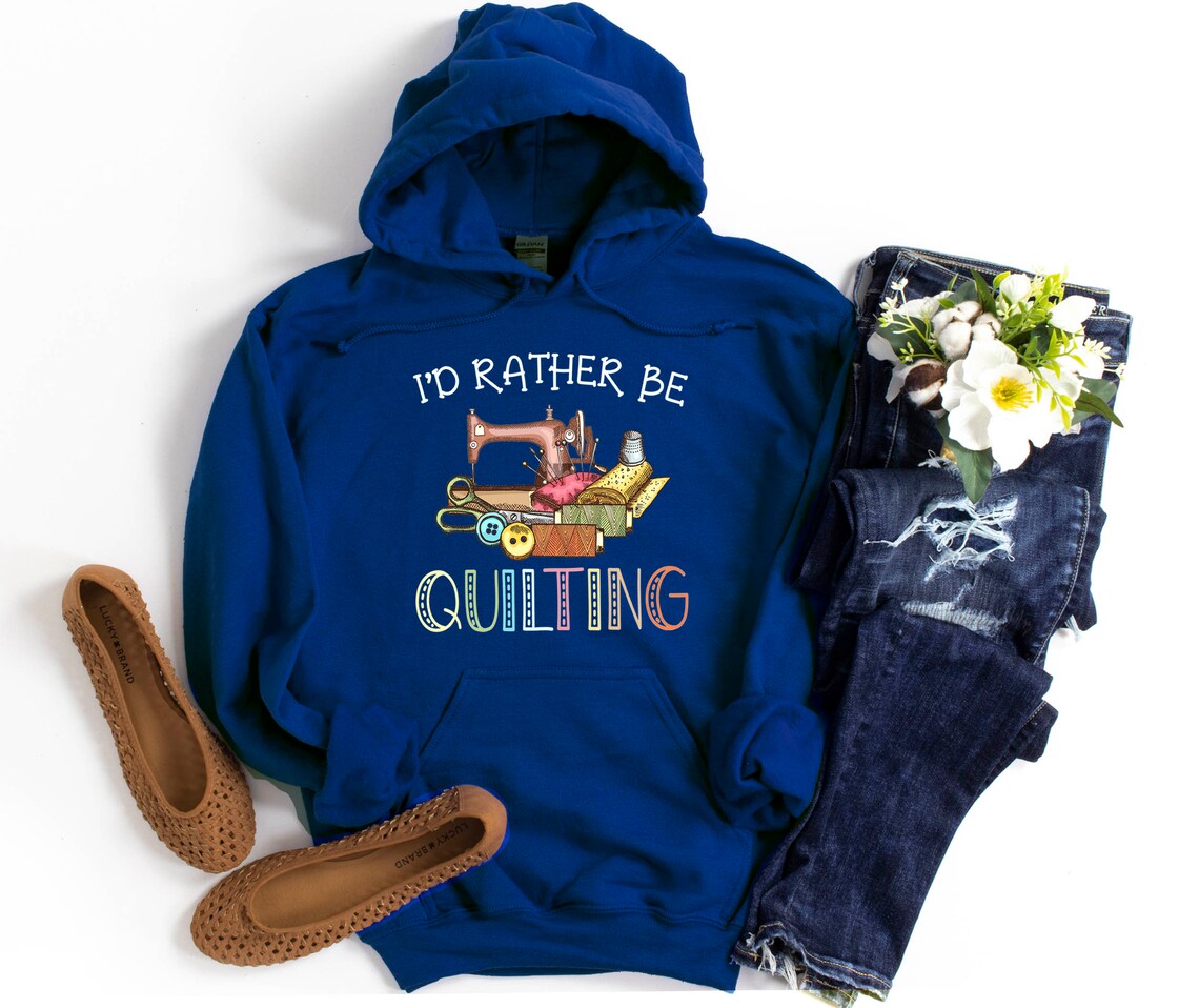 Quilt Sweatshirt Quilt Hoodie Quilters Gifts Quilt Gift Etsy