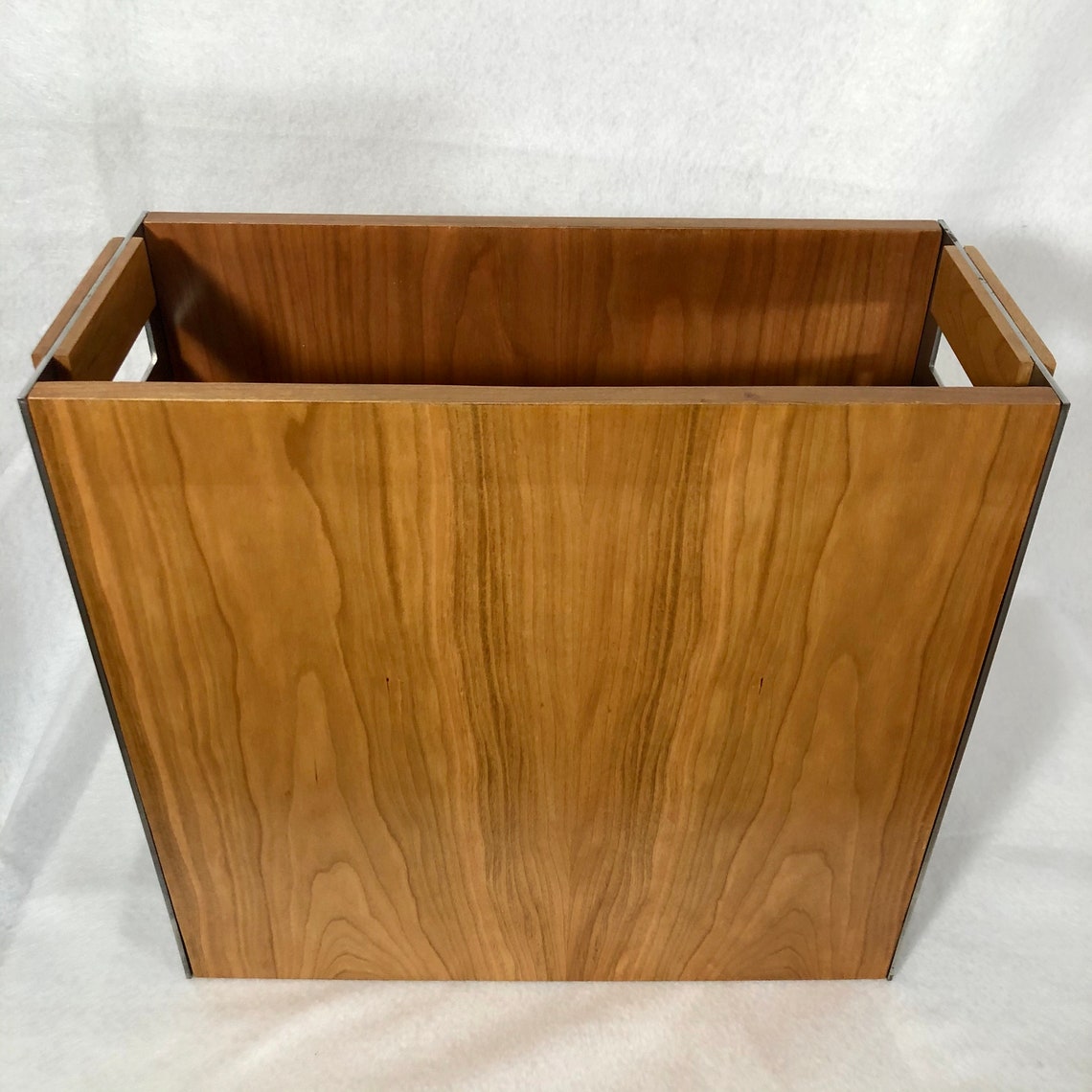 Vinyl Record Storage Milk Crate Design Cherry Half the Etsy