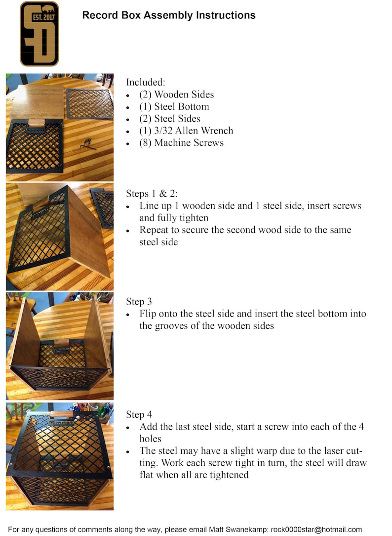 Vinyl Record Storage Milk Crate Design Birch Full Etsy