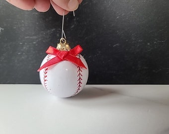 Vintage Baseball Christmas Ornament