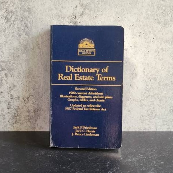 Dictionary of Real Estate Terms