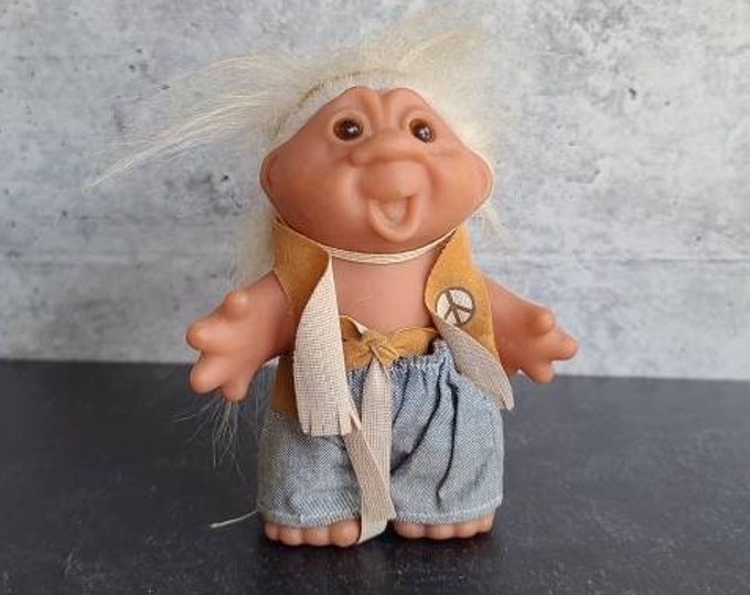 Vintage HIPPY/HIPPIE Dam Troll Doll - Etsy