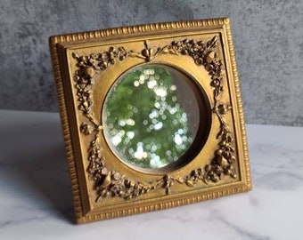 Miroir De Table Victorien Orné - Style Floral, Pied Libre, Pour Chambre Ou Salle De Bain