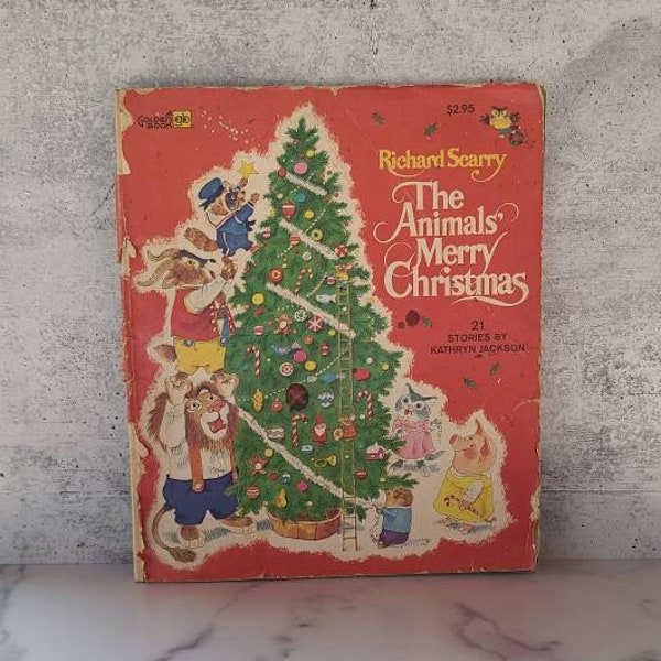Richard Scarry the Animals' Merry Christmas - Etsy