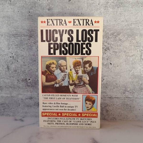 Lucy's Lost Episodes VHS