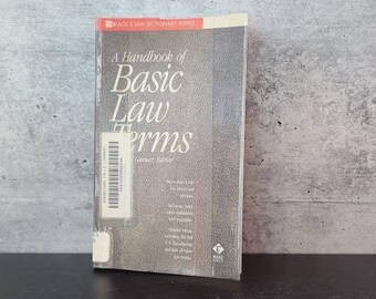 A Handbook of Basic Law Terms