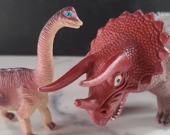 ブラキオサウルス トリケラトプス 恐竜セット - Etsy 日本