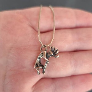 925 Kokopelli Pendant Necklace