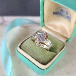 Diamond chip cluster ring 2025