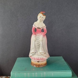 Vintage Moriyama Occupied Japan Victorian Lady Figurine