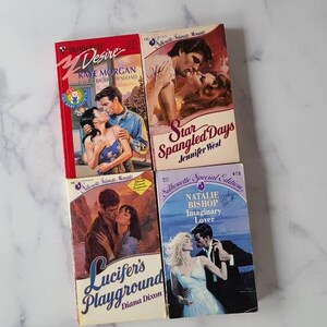 Set of 4 Silhouette Romance Novels