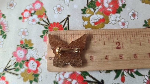Vintage Cloisonne Butterfly Brooch - image 10