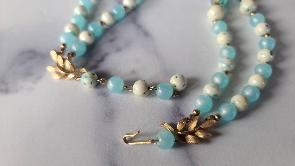 ネックレス・ペンダント Pearl and Turquoise Combi Necklace #9717 FullSizeRender_d0af1d61-d601-
