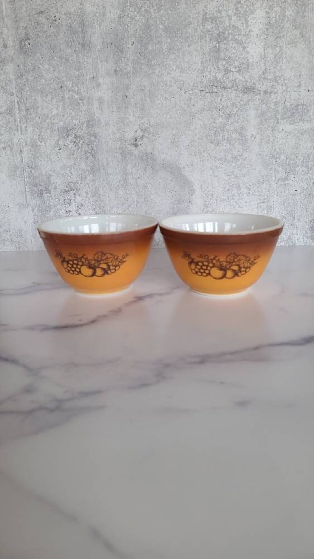 Pyrex Fruit Themed Mixing Bowls, Set of 2 - Etsy