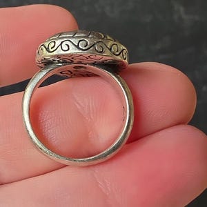 Brighton 925 Sterling Silver Signed Sayan Cable White Topaz Band Ring Size 6 zdjęcie 5