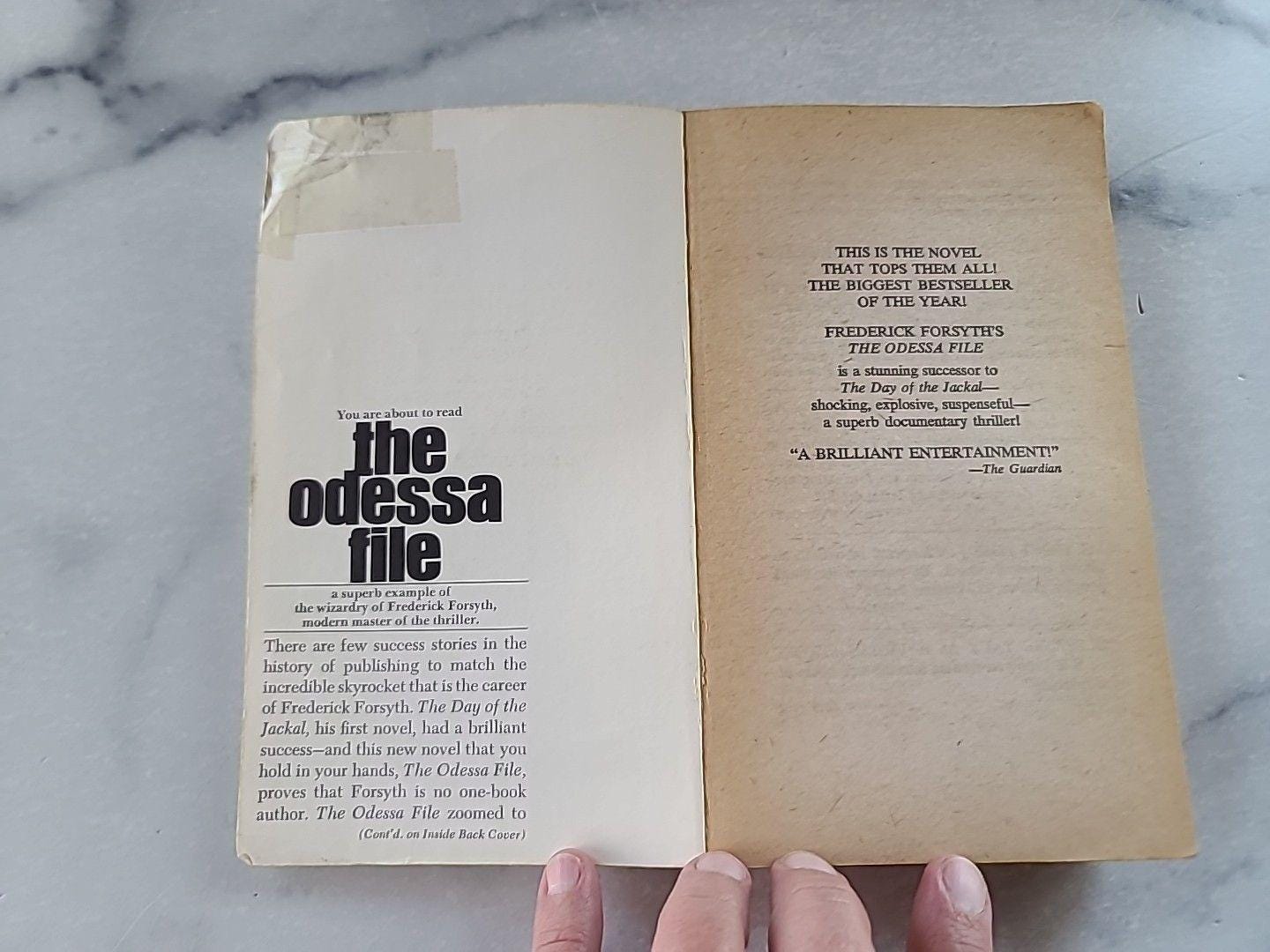 オデッサ・ファイル フレデリック・フォーサイス著 ペーパーバック