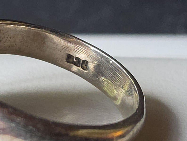 Brighton 925 Sterling Silver Signed Sayan Cable White Topaz Band Ring Size 6 zdjęcie 7