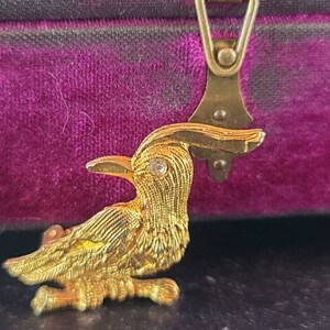 Vintage Gold Bird Brooch
