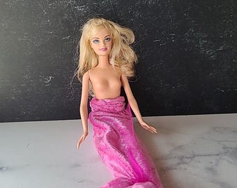 Vintage Mattel Barbie 1998 USED Handmaid Mermaid Tail