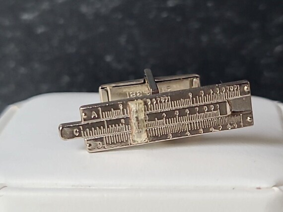 Sterling Silver 925 Rectangular Ruler Cufflinks, … - image 10