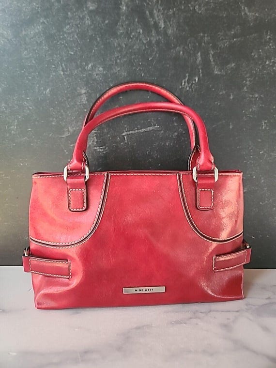 Nine West Red Purse Vintage Etsy