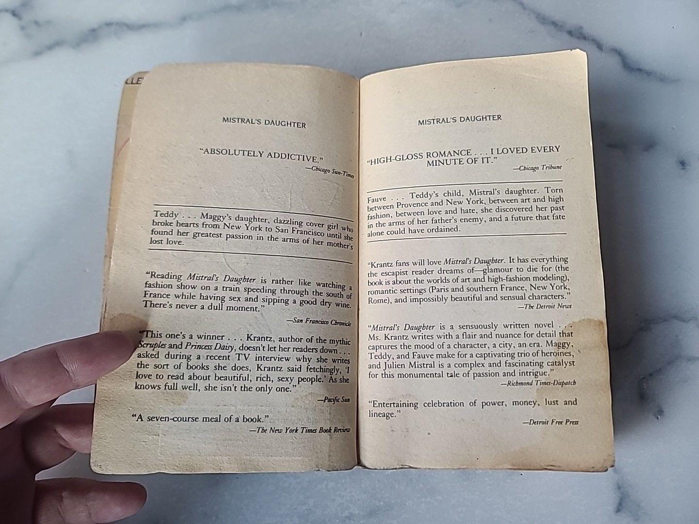 ミストラルの娘 ジュディス・クランツ著 ペーパーバック - Etsy 日本