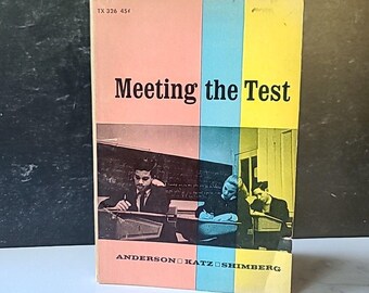 Meeting The Test By Anderson, Katz, And Shimberg Paperback