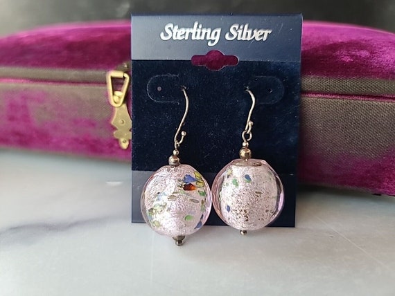 Vintage Sterling Silver Dangling Pierced Earrings… - image 3
