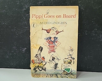 Pippi se sube a bordo, de Astrid Lindgren, libro de bolsillo