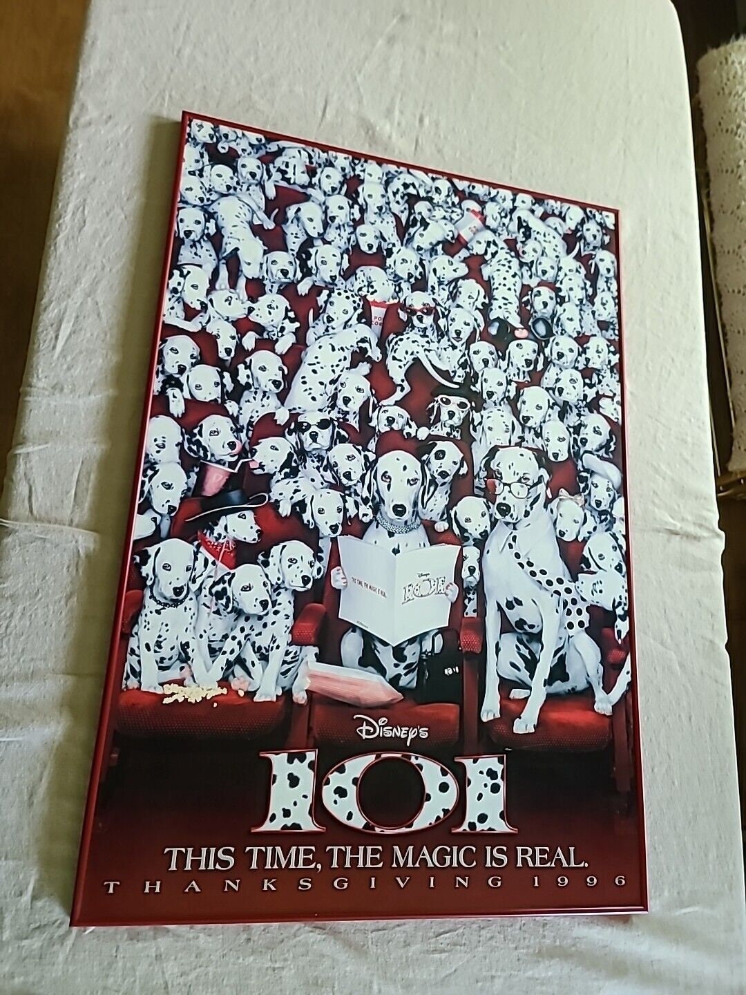 ダルメシアン ポスター フレーム付き　101 Disney 101 Dalmatians 1996 Framed Art | eBay