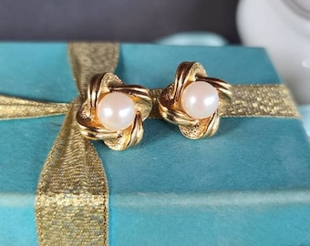 Faux Pearl Clip-on Earrings