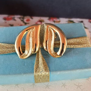 Vintage Goldtone Pierced Earrings
