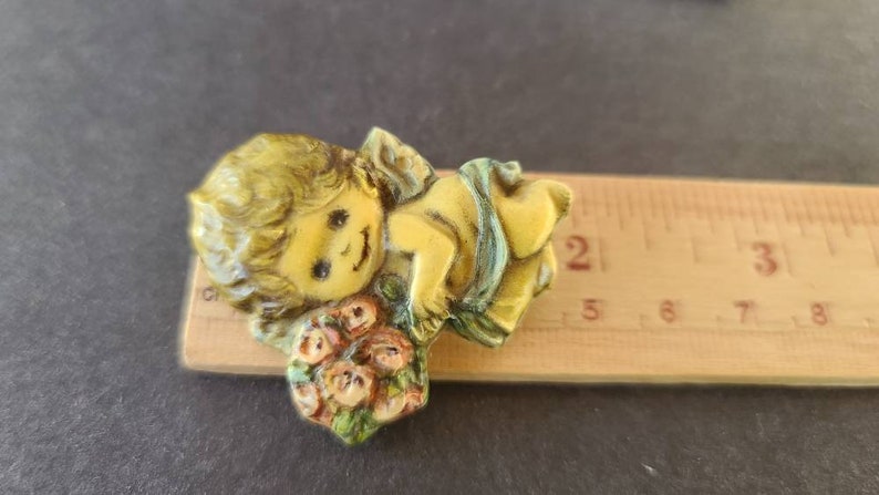 Hallmark Cards Cherub Plastic Brooch