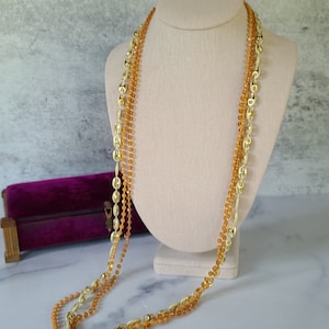 Vintage Beaded Multistrand Necklace
