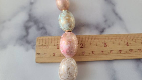 Speckled Pastel Beaded Necklace - image 8