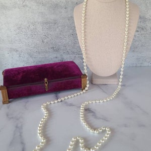 Vintage Faux Pearl Beaded Necklace