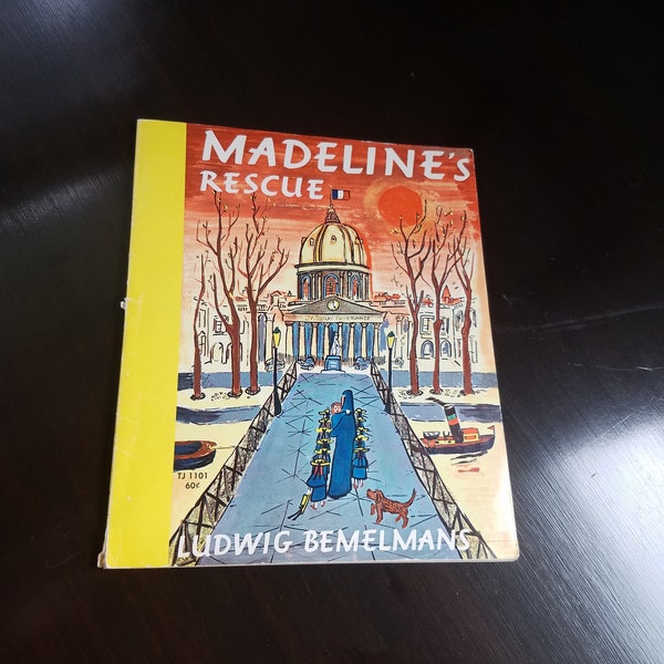 Madeline's Rescue, Ludwig Bemelmans, Children's Book, Illustrated Book