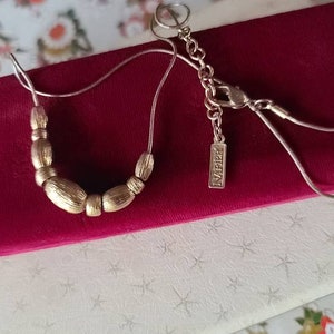 Vintage Napier Goldtone Beaded Necklace
