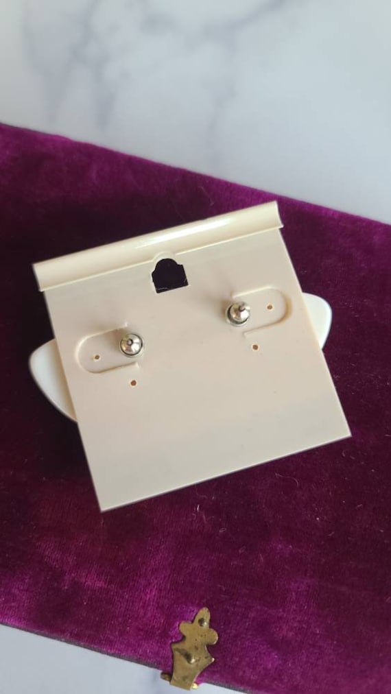 Pastel Plastic Triangular Stud Earrings - image 6